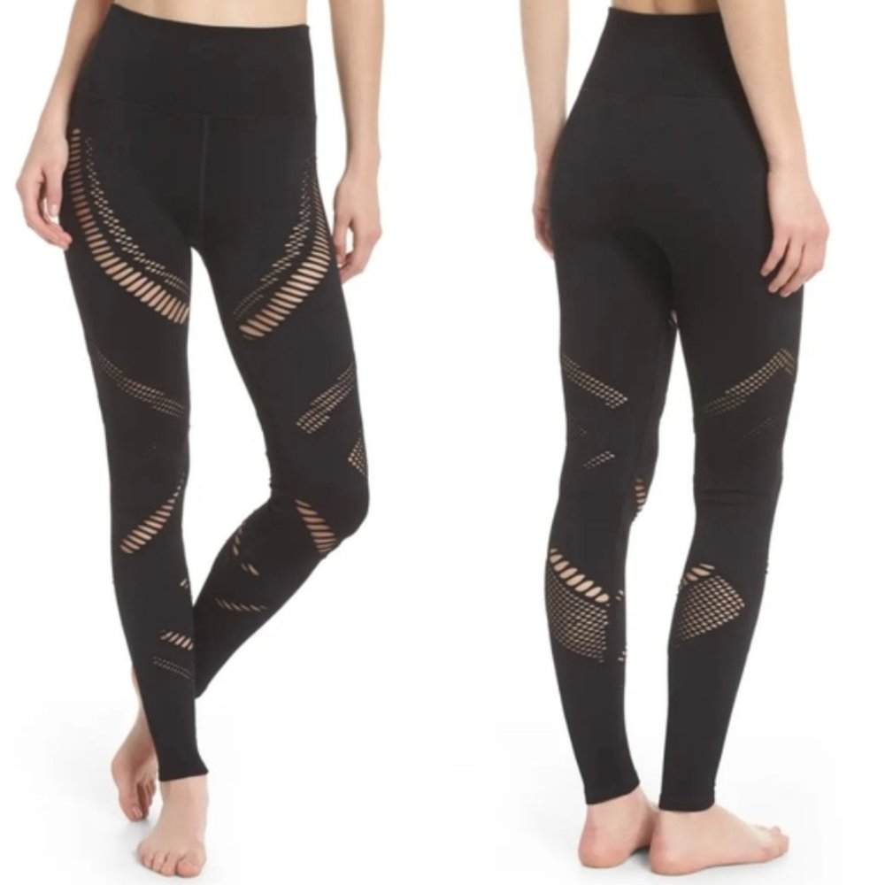 ALO YOGA Radiance Seamless Leggings Size Medium